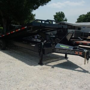 New 2026 RawMaxx 8.5 x 26 Flatbed Power Tilt Trailer 20k GVWR