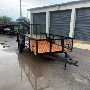 New 2026 Worldwide 6 x 12 2' Mesh Utility Trailer 3.5k GVWR