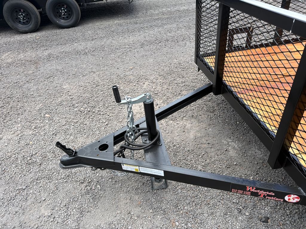New 2026 Worldwide 6 x 12 2 ft Mesh Utility Trailer 3.5k GVWR - Image 7