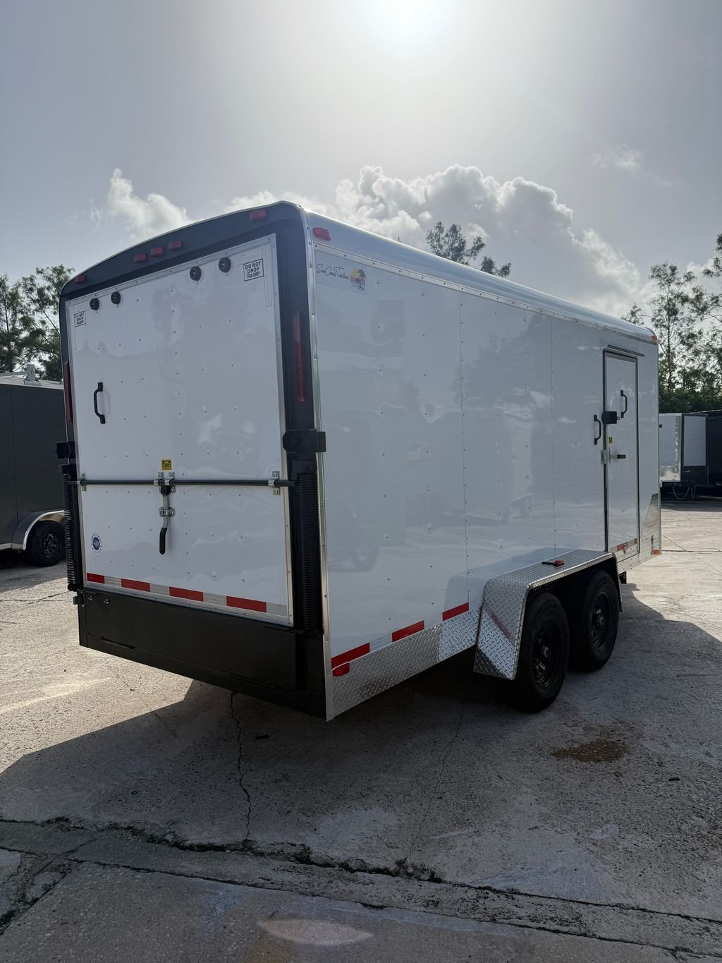 New 2026 Sun Coast 7 x 16 Landscape Enclosed Trailer 10k GVWR - Image 2