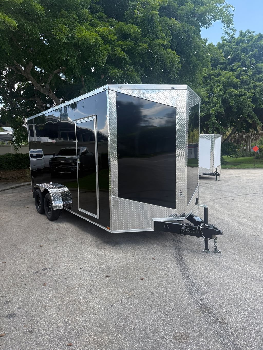 New 2026 Hook & Line 7 x 16 Enclosed Trailer 7k GVWR