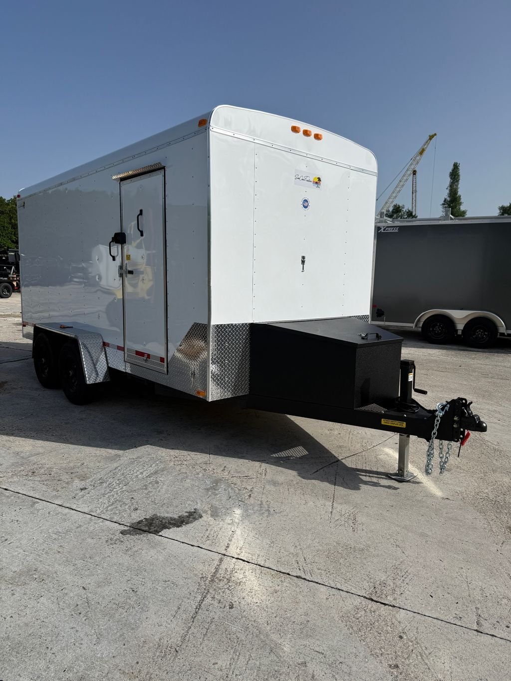 New 2026 Sun Coast 7 x 16 Landscape Enclosed Trailer 10k GVWR