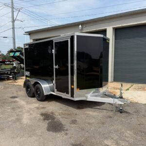 New 2027 Alcom 6 x 12 Aluminum Enclosed Trailer 7k GVWR