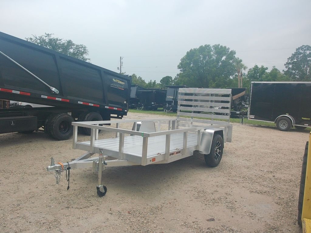 New 2027 Sport Haven 6 x 12 Aluminum Utility Trailer 3.5k GVWR