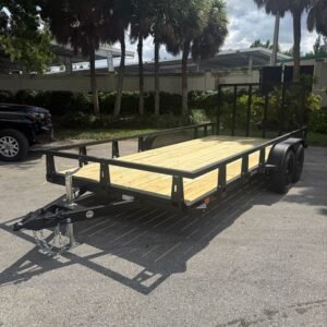 New 2027 HTC 7 x 16 Utility Trailer 7k GVWR