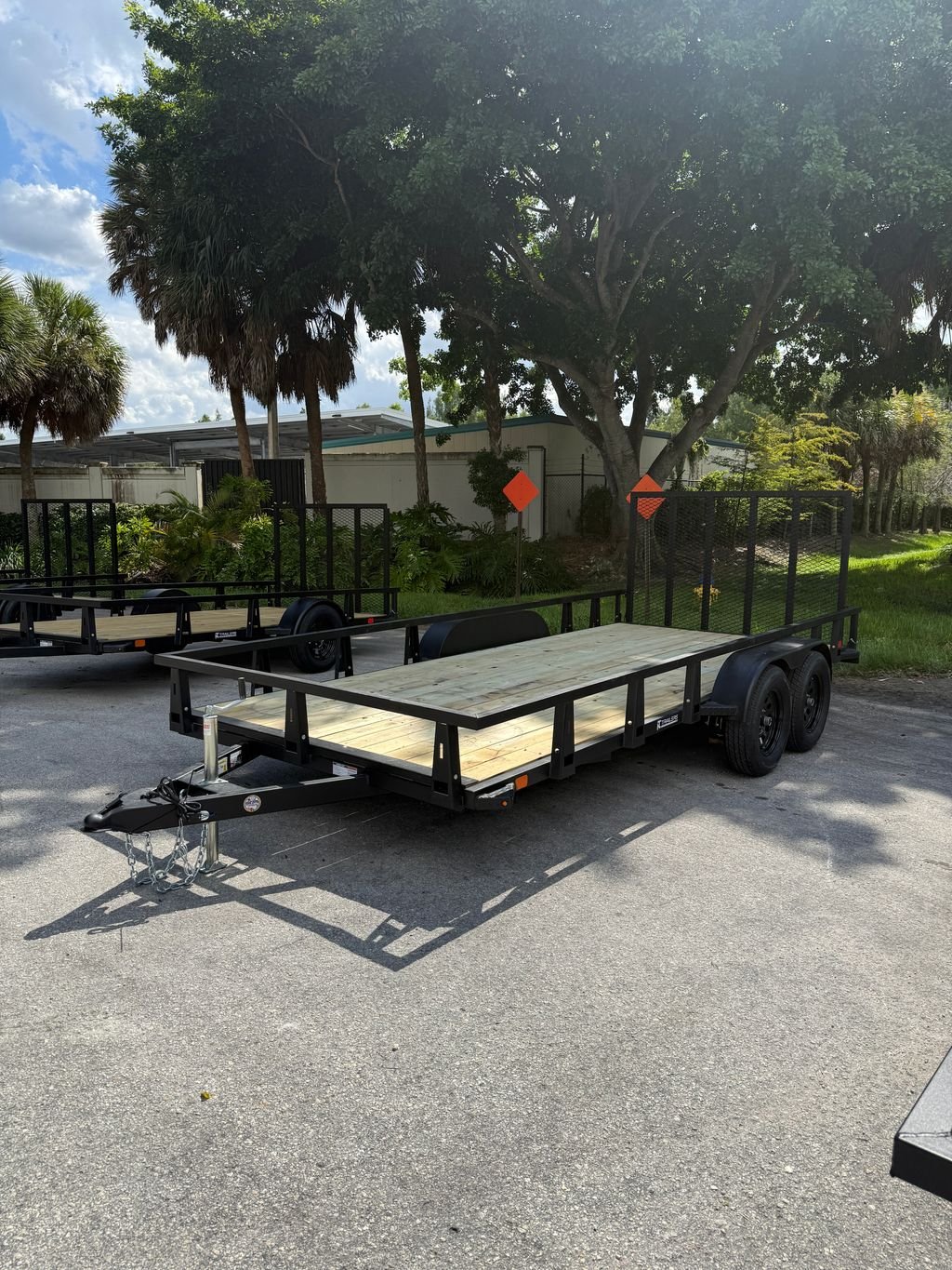 New 2027 HTC 7 x 16 Utility Trailer 7k GVWR - Image 3