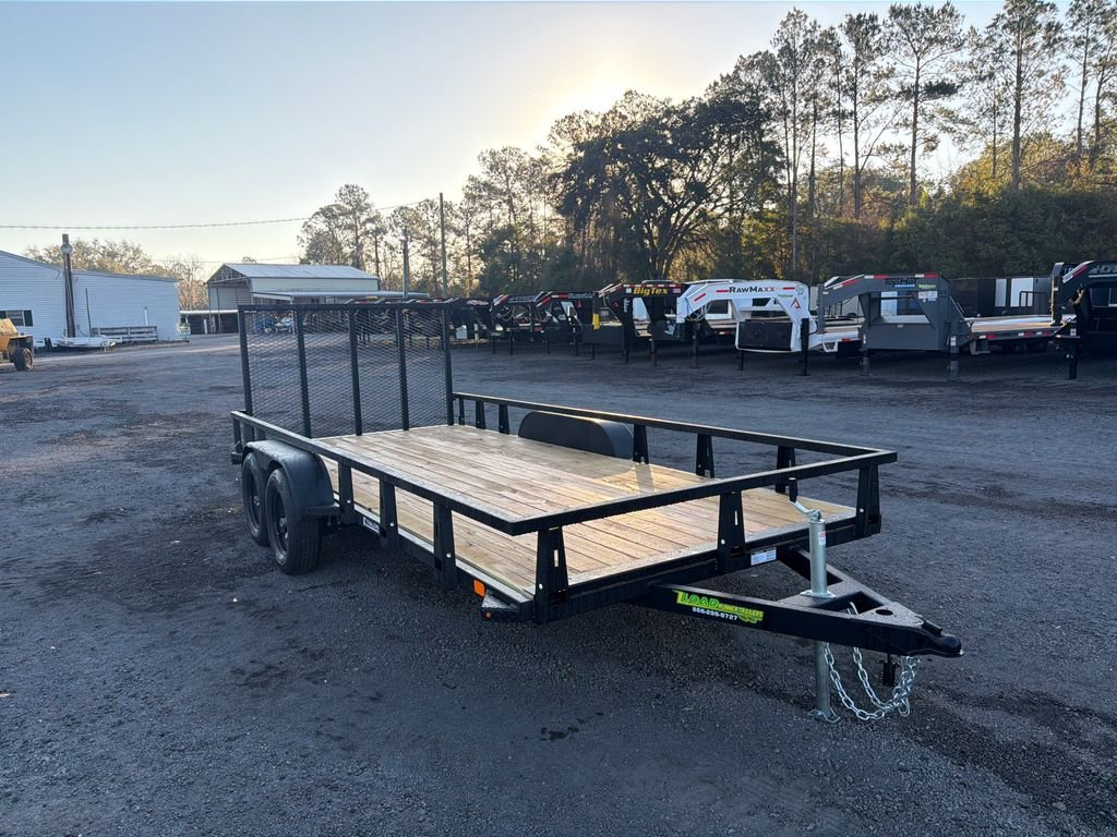 New 2026 HTC 7 x 16 Utility Trailer 7k GVWR - Image 2