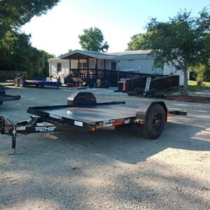 New 2026 Top Hat 7 x 12 Gravity Tilt Trailer 7k GVWR