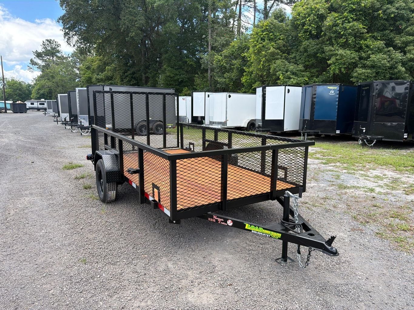 New 2026 Worldwide 6 x 12 2 ft Mesh Utility Trailer 3.5k GVWR - Image 2