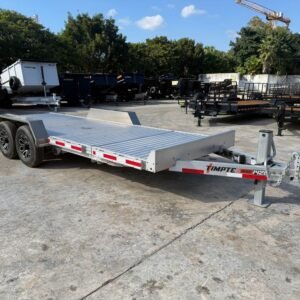 New 2026 Timpte 7 x 20 Aluminum Gravity Tilt Trailer 14k GVWR