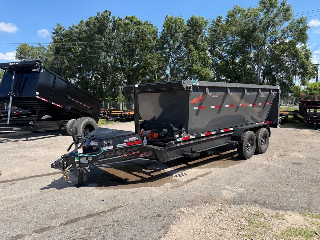 New 2026 Horizon 7 x 16 Bumper Pull Roll Off Frame Trailer 14k GVWR - Image 13