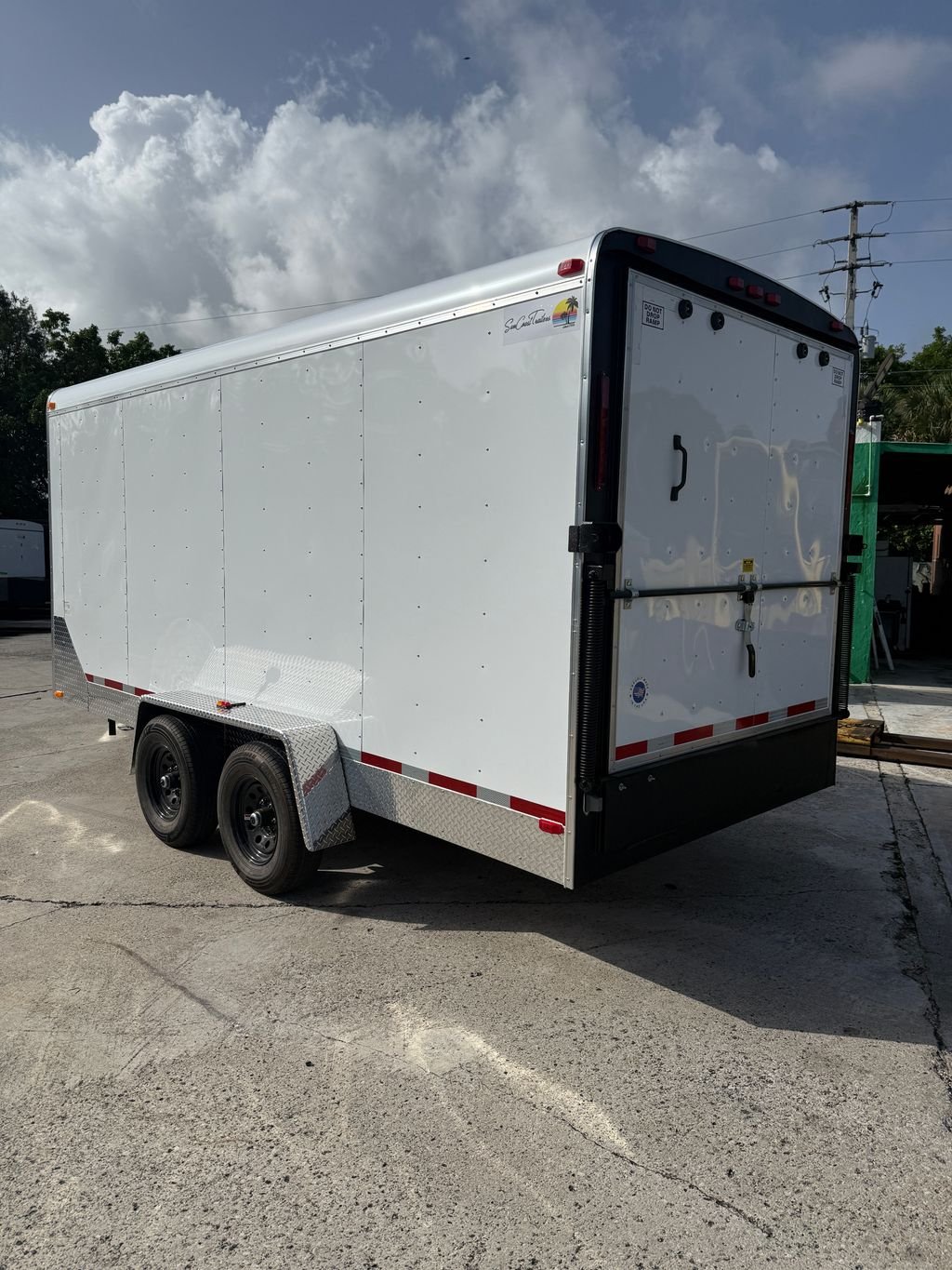 New 2026 Sun Coast 7 x 16 Landscape Enclosed Trailer 10k GVWR - Image 8