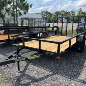 New 2025 Worldwide 6 x 12 Utility Trailer 3.5k GVWR