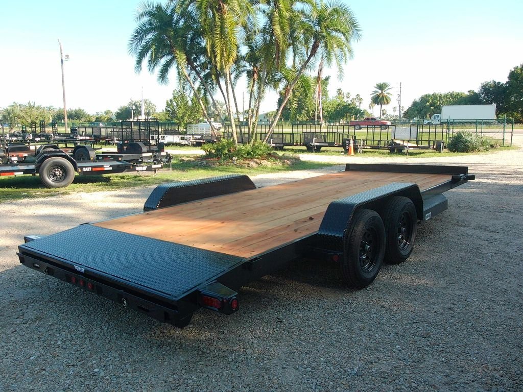 New 2026 Top Hat 7 x 20 Car Hauler Trailer 7k GVWR - Image 6