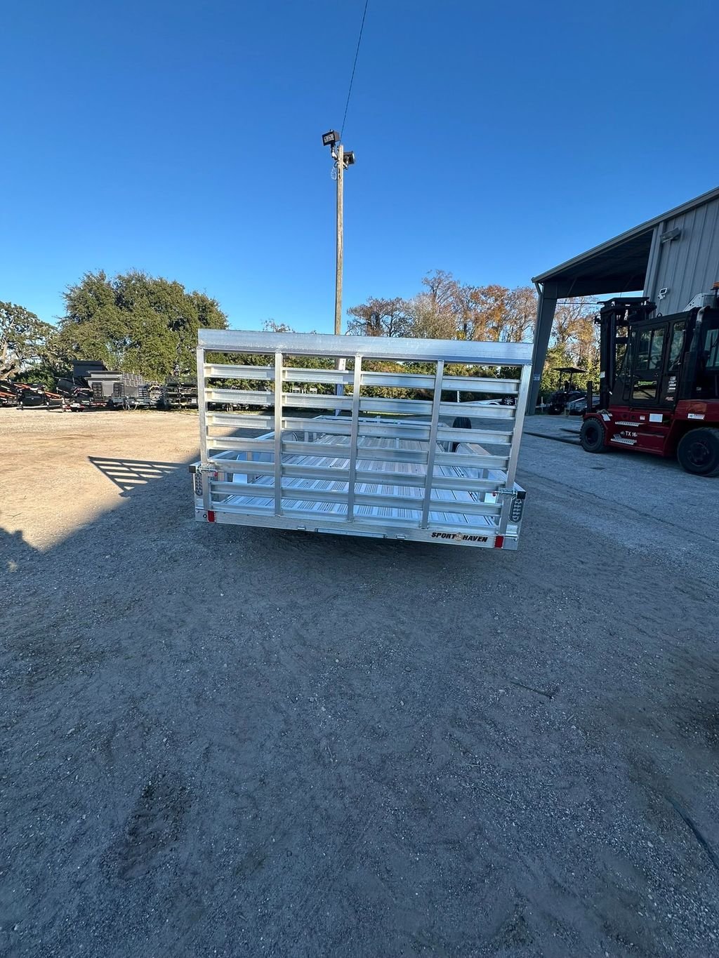 New 2026 Sport Haven 7 x 14 Aluminum Utility Trailer 7k GVWR - Image 4