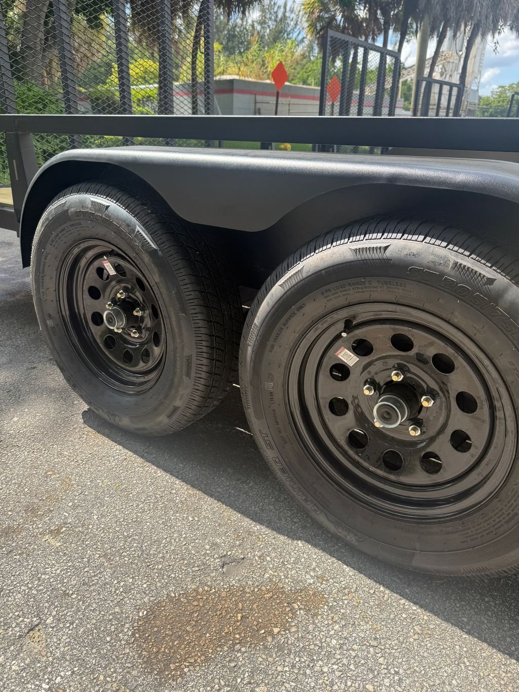 New 2027 HTC 7 x 16 Utility Trailer 7k GVWR - Image 9