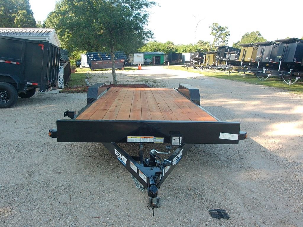 New 2026 Top Hat 7 x 20 Car Hauler Trailer 7k GVWR - Image 3