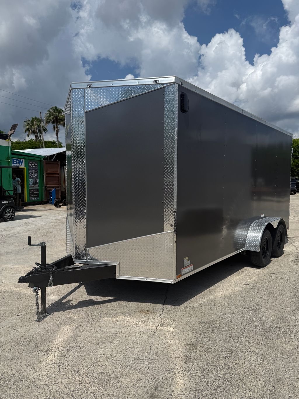New 2026 Hook & Line 7 x 16 Enclosed 7k Cargo Trailer - Image 3