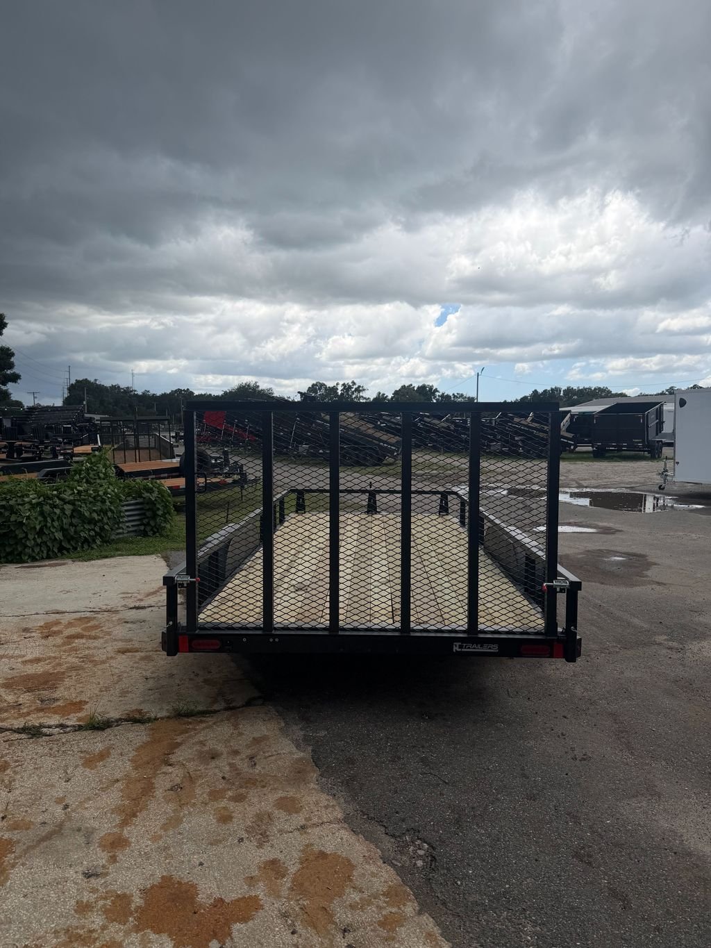 New 2027 HTC 7 x 16 Utility Trailer 7k GVWR - Image 3