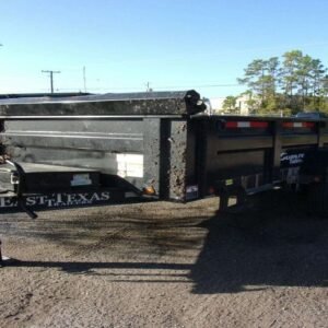 Used 2023 East Texas 7 x 14 LOW Side Dump 14k Trailer