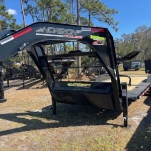 New 2026 Horizon 8.5 x 24 Gooseneck Gravity Tilt Trailer 17k GVWR