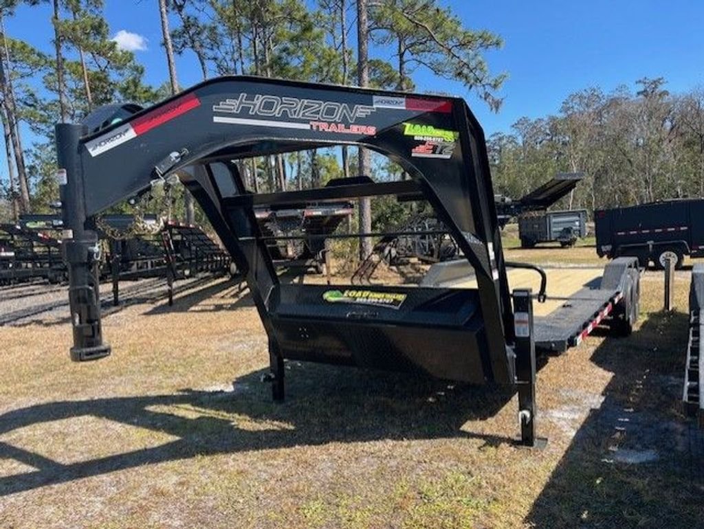 New 2026 Horizon 8.5 x 24 Gooseneck Gravity Tilt Trailer 17k GVWR