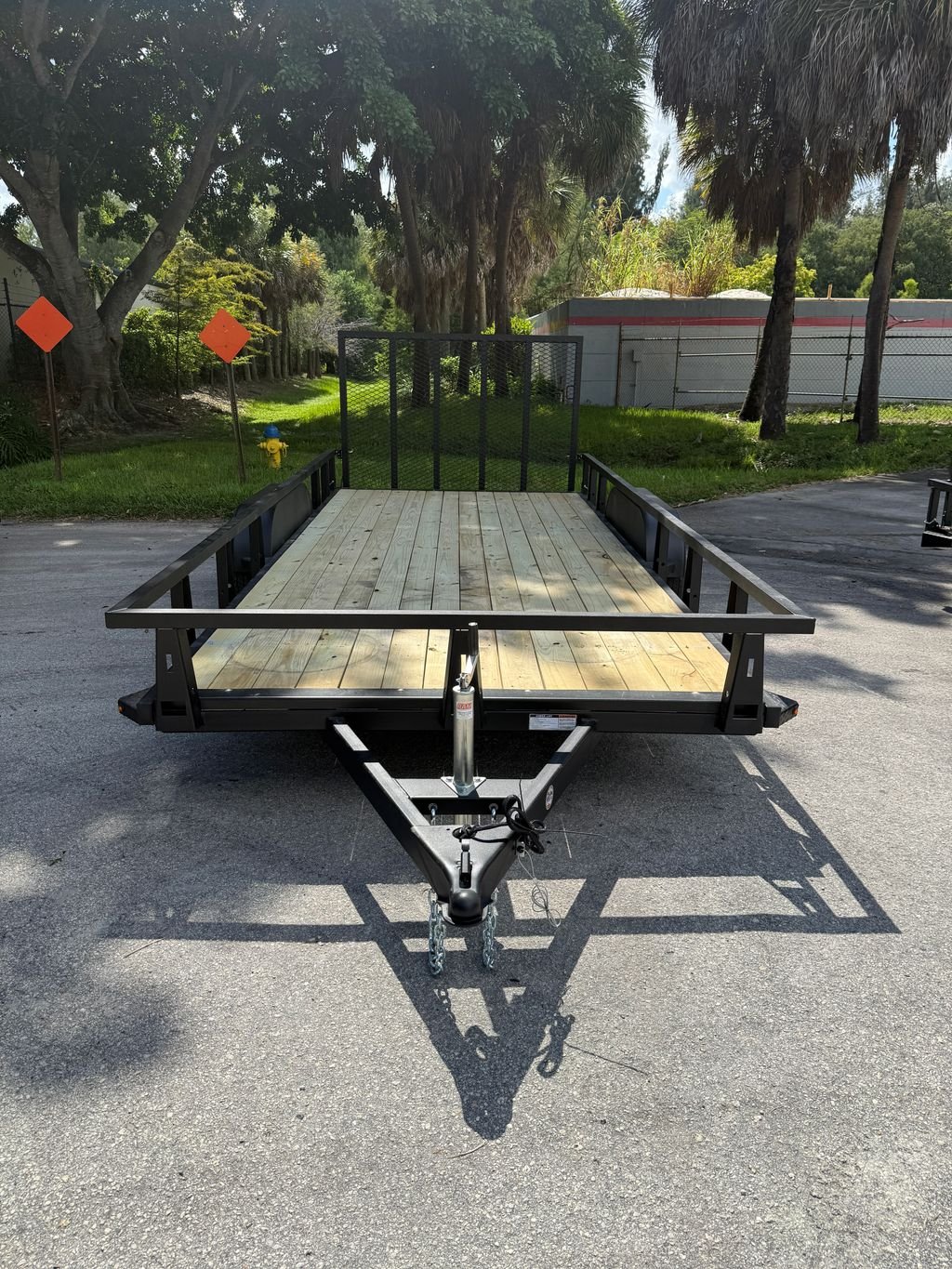 New 2027 HTC 7 x 16 Utility Trailer 7k GVWR - Image 2