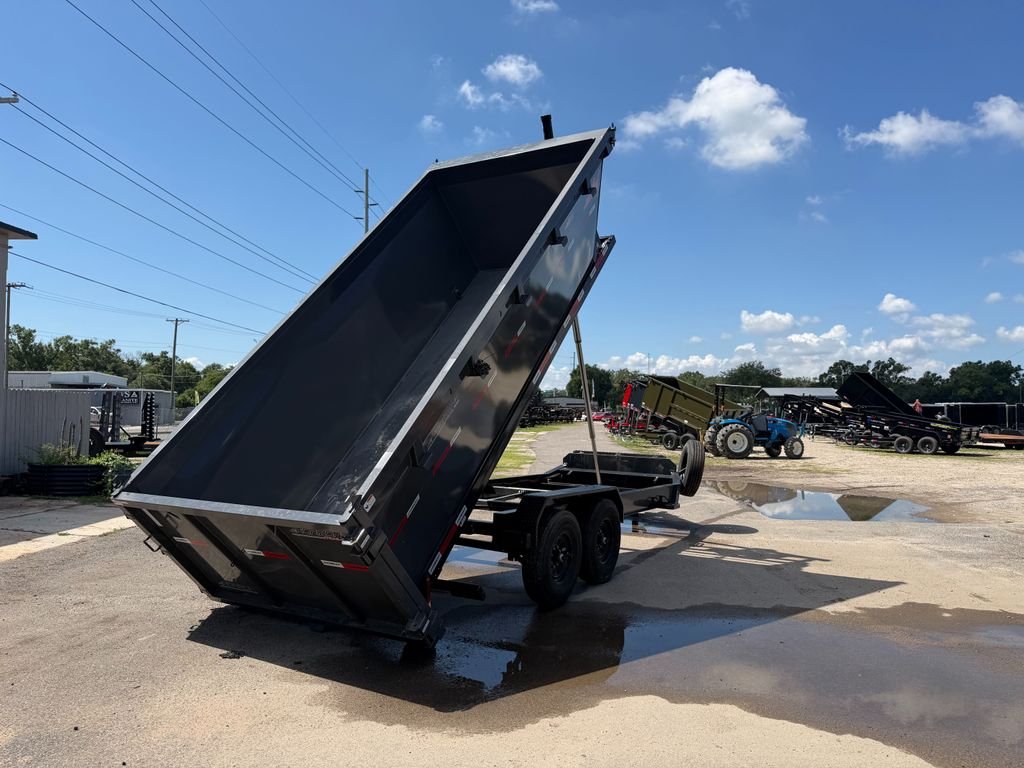 New 2026 Horizon 7 x 16 Bumper Pull Roll Off Frame Trailer 14k GVWR - Image 6