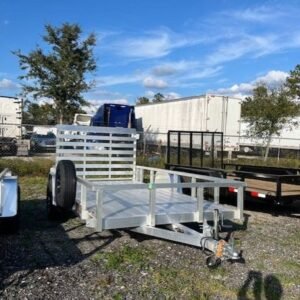 New 2026 Sport Haven 6 x 12 Aluminum Utility Trailer 3.5k GVWR