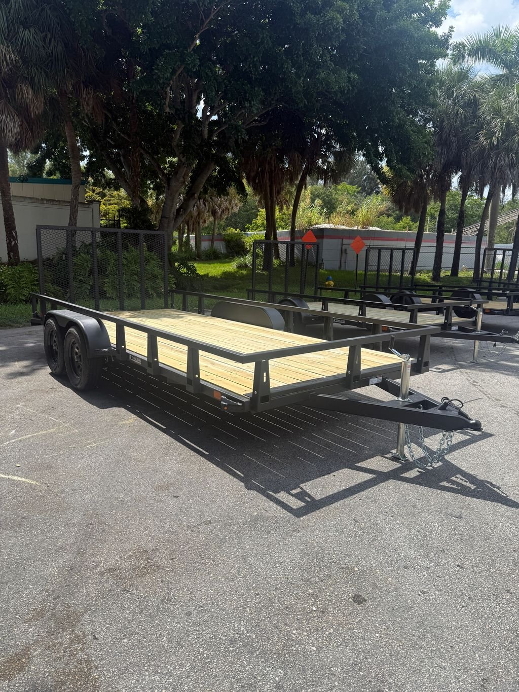 New 2027 HTC 7 x 16 Utility Trailer 7k GVWR - Image 3