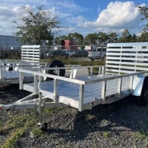 New 2026 Sport Haven 6 x 12 Aluminum Utility Trailer 3.5k GVWR