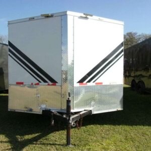Used 2022 Covered Wagon 6 x 12 Enclosed 3.5k Cargo Trailer