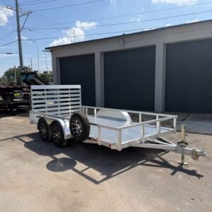 New 2027 Sport Haven 7 x 14 Aluminum Utility Trailer 7k GVWR