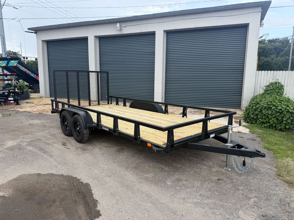 New 2027 HTC 7 x 16 Utility Trailer 7k GVWR