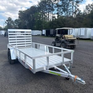 New 2026 Sport Haven 5 x 12 Aluminum Utility Trailer 3.5k GVWR