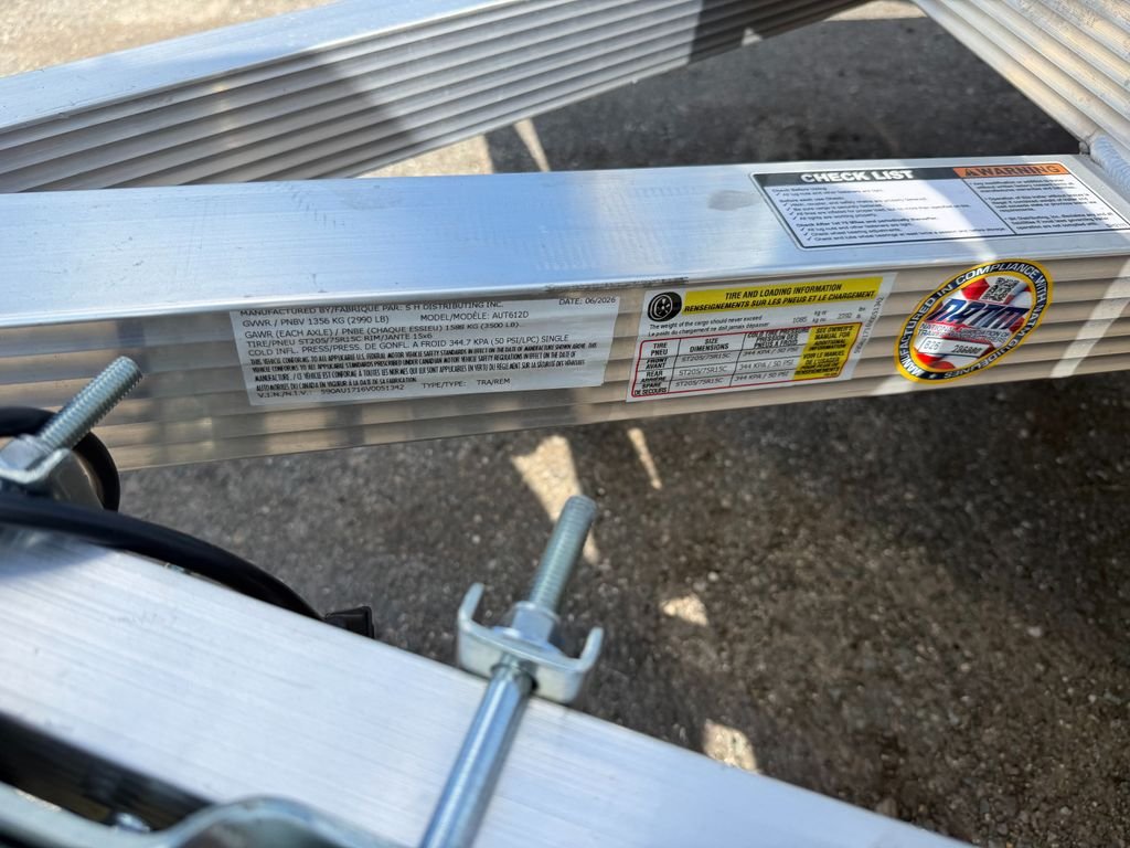 New 2027 Sport Haven 6 x 12 Aluminum Utility Trailer 3.5k GVWR - Image 2
