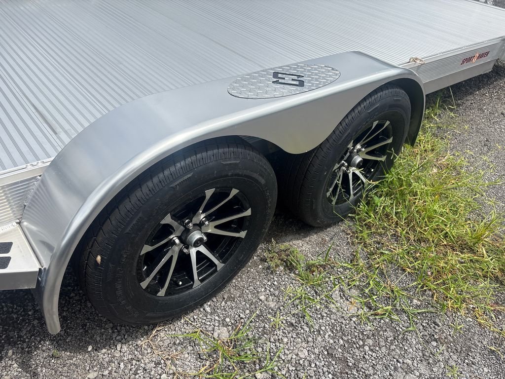 New 2026 Sport Haven 7 x 20 Aluminum Car Hauler Trailer 7k GVWR - Image 5