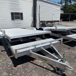 New 2027 Sport Haven 7 x 20 Aluminum Gravity Tilt Trailer 10k GVWR
