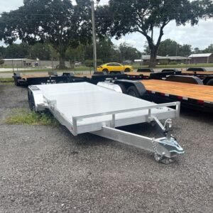 New 2026 Sport Haven 7 x 20 Aluminum Car Hauler Trailer 7k GVWR