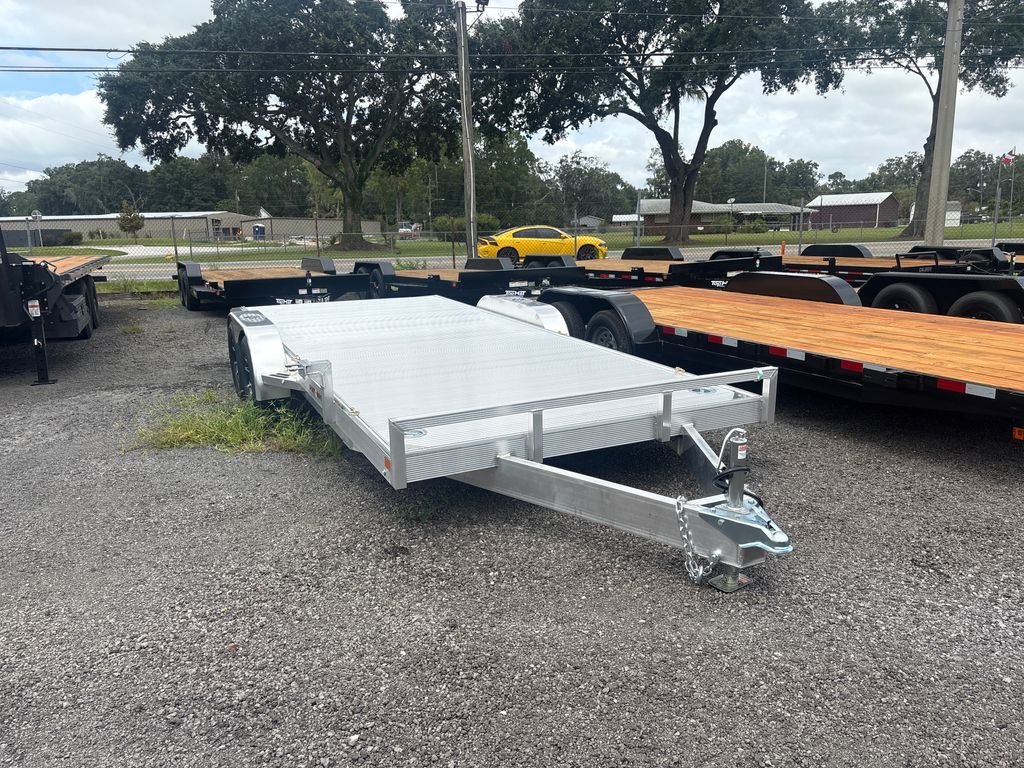 New 2026 Sport Haven 7 x 20 Aluminum Car Hauler Trailer 7k GVWR