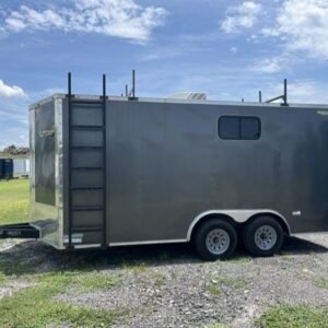 Used 2024 J&C 8.5 x 16 Enclosed 10k Cargo Trailer
