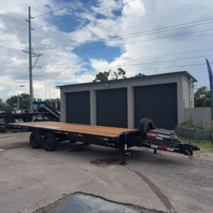 New 2026 Horizon 8.5 x 24 Bumper Pull Flatbed Tilt Trailer 21k GVWR