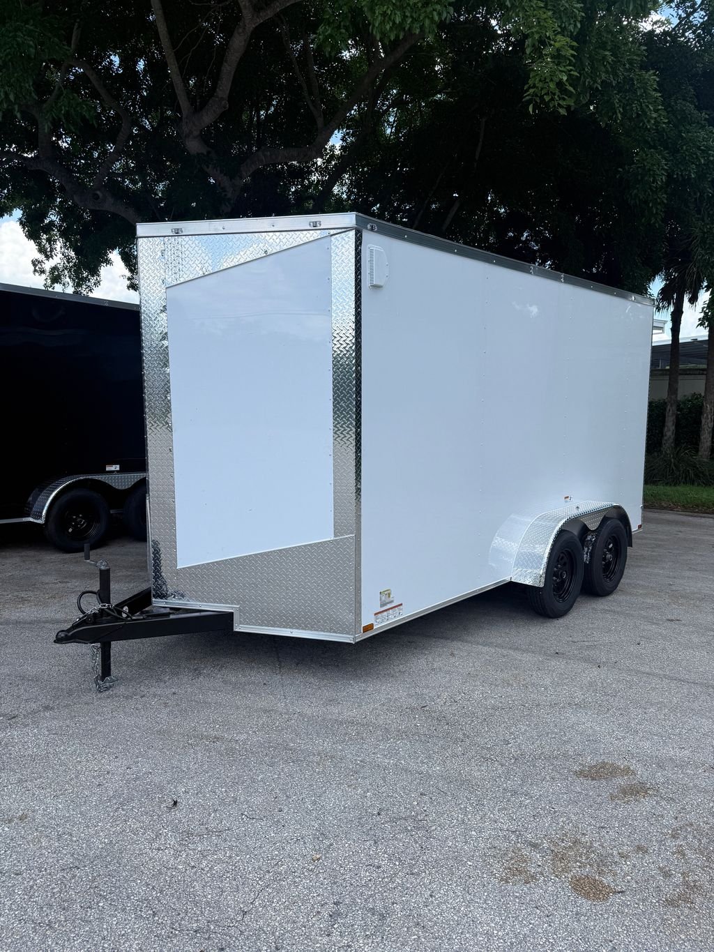 New 2026 Hook & Line 7 x 14 Enclosed Trailer 7k GVWR - Image 3