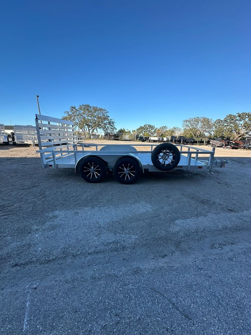 New 2026 Sport Haven 7 x 14 Aluminum Utility Trailer 7k GVWR - Image 2