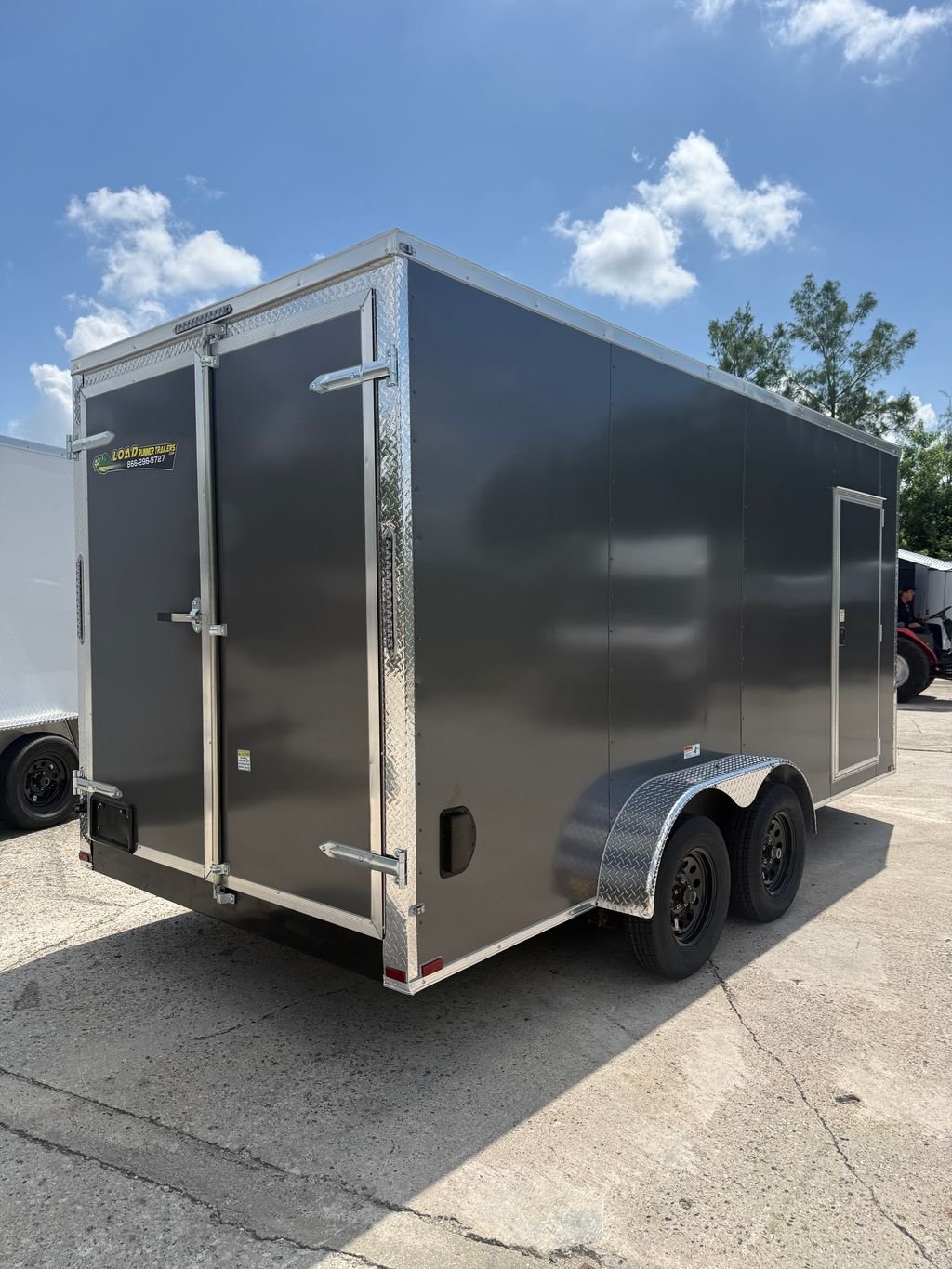 New 2026 Hook & Line 7 x 16 Enclosed 7k Cargo Trailer - Image 7