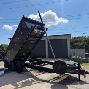 New 2026 Horizon 7 x 16 Bumper Pull Roll Off Frame Trailer 14k GVWR
