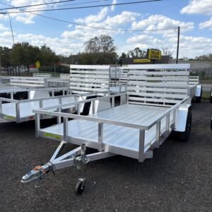 New 2026 Sport Haven 6 x 12 Aluminum Utility Trailer 3.5k GVWR