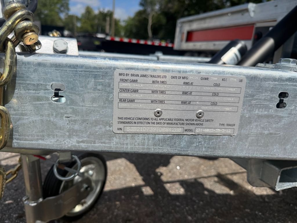 New 2026 Brian James 7.5 x 20 T Transporter Tilt Trailer 7k GVWR - Image 4