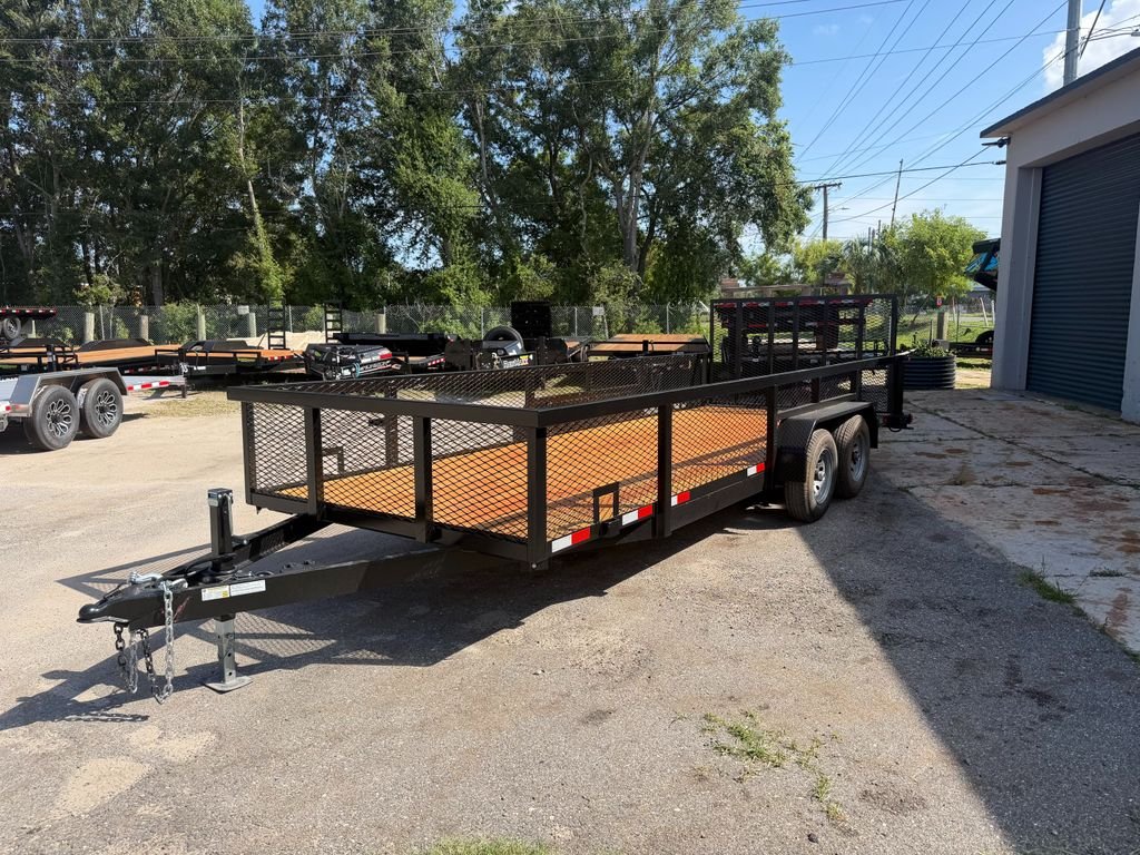 New 2026 Worldwide 7 x 20 2' Mesh Utility Trailer 10k GVWR - Image 9
