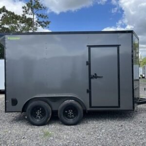 New 2026 Trailer Source 7 x 12 Enclosed Trailer 7k GVWR